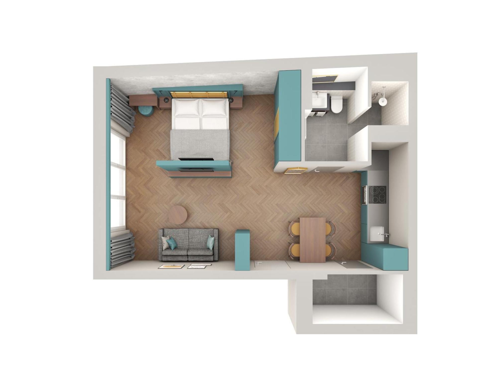 Downtown Apartments Mitte-Wedding Берлін Номер фото