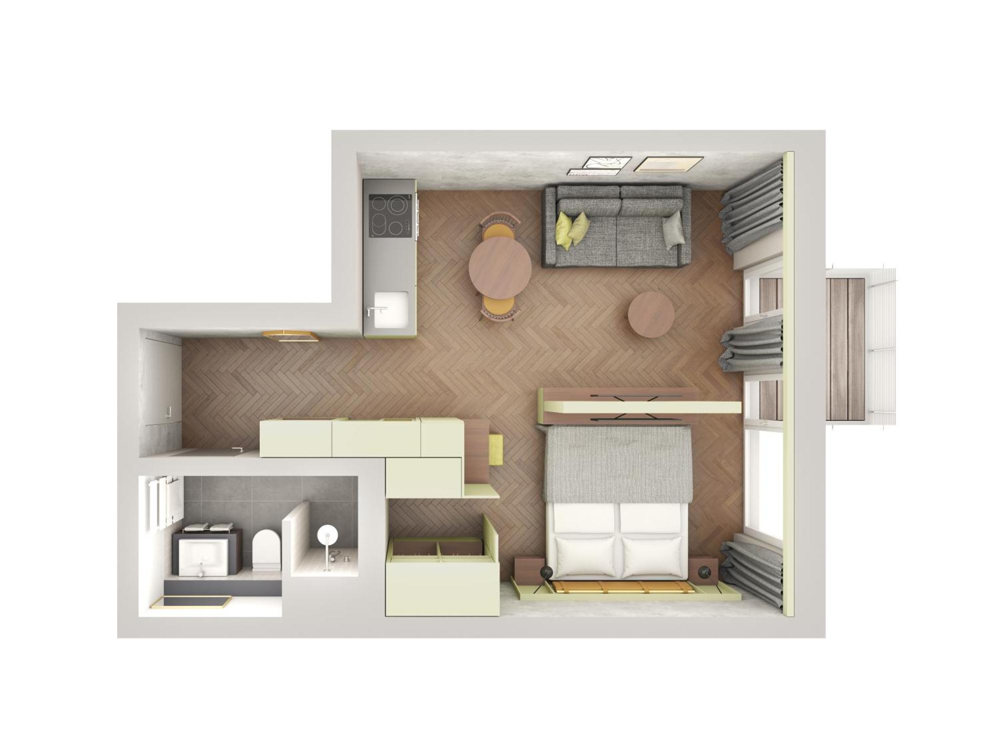 Downtown Apartments Mitte-Wedding Берлін Номер фото